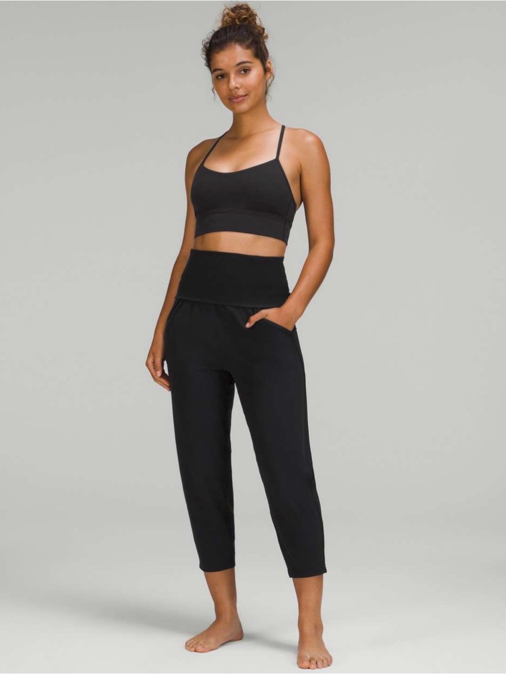 Lululemon Align Super High Rise Jogger Foldover Waist Crop 6 NWT